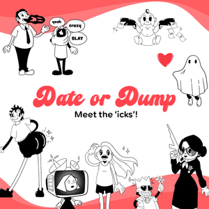 Date or Dump: Card Game Illustrations